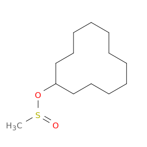 Methanesulfinic acid, cyclododecyl ester