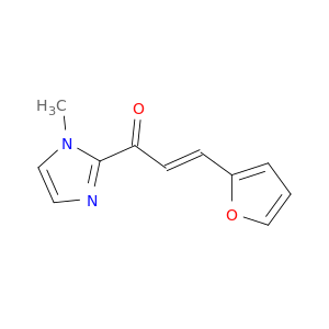 2-Propen-1-one, 3-(2-furanyl)-1-(1-methyl-1H-imidazol-2-yl)-, (2E)-
