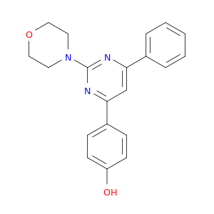 Phenol, 4-[2-(4-morpholinyl)-6-phenyl-4-pyrimidinyl]-