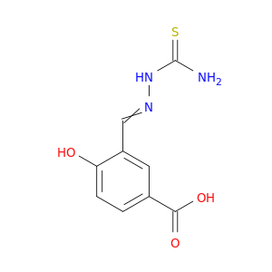 Benzoic acid, 3-[[(aminothioxomethyl)hydrazono]methyl]-4-hydroxy-