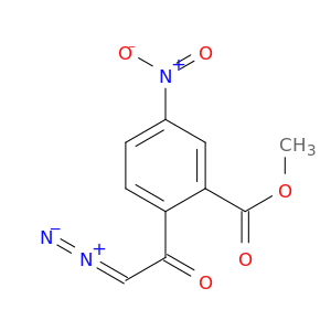Benzoic acid, 2-(diazoacetyl)-5-nitro-, methyl ester