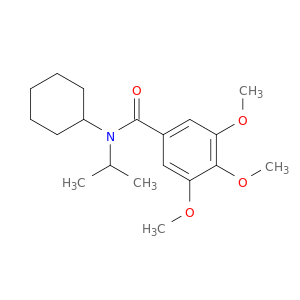 Benzamide, N-cyclohexyl-3,4,5-trimethoxy-N-(1-methylethyl)-