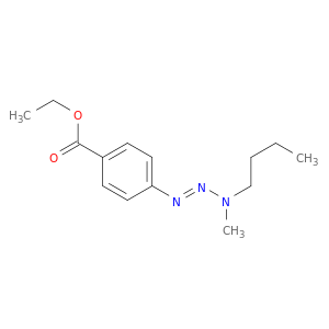 Benzoic acid,4-(3-butyl-3-methyl-1-triazen-1-yl)-, ethyl ester