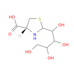 4-Thiazolidinecarboxylic acid, 2-(1,2,3,4-tetrahydroxybutyl)-, (4R)-