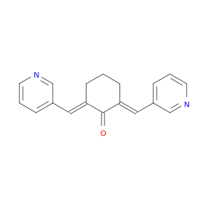 Cyclohexanone, 2,6-bis(3-pyridinylmethylene)-, (2E,6E)-
