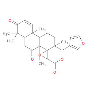 Oxireno[c]phenanthro[1,2-d]pyran-3,5,8(3aH,4bH,7H)-trione,1-(3-furanyl)-1,6,6a,10a,10b,11,12,12a-octahydro-4b,7,7,10a,12a-pentamethyl-,(1S,3aS,4aR,4bR,6aR,10aS,10bR,12aS)-