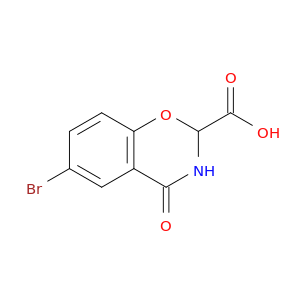 6-Bromo-4-oxo-3,4-dihydro-2H-benzo[e][1,3]oxazine-2-carboxylic acid