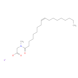 甘氨酸,N-甲基-N-[(9Z)-1-氧代-9-十八加入-1-基]-,钾盐(1：1)