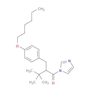 1H-Imidazole, 1-[2-[[4-(hexyloxy)phenyl]methyl]-3,3-dimethyl-1-oxobutyl]-