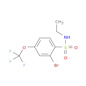 2-Bromo-N-ethyl-4-(trifluoromethoxy)benzenesulfonamide