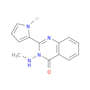 4(3H)-Quinazolinone, 3-(methylamino)-2-(1H-pyrrol-2-yl)-