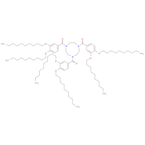 1H-1,4,7-Triazonine, 1,4,7-tris[3,4-bis(decyloxy)benzoyl]octahydro-