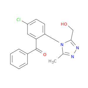 (5-Chloro-2-(1-(hydroxymethyl)-4-methyl-1H-1,2,3-triazol-5-yl)phenyl)(phenyl)methanone