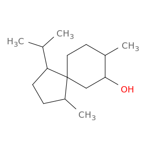 Spiro[4.5]decan-7-ol, 1,8-dimethyl-4-(1-methylethyl)-