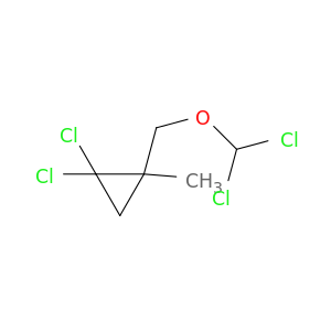 Cyclopropane, 1,1-dichloro-2-[(dichloromethoxy)methyl]-2-methyl-