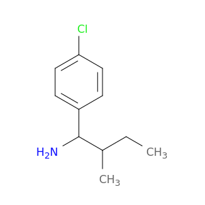 1-(4-chlorophenyl)-2-methylbutan-1-amine