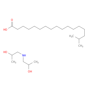 ISOOCTADECANOIC ACID COMPD. WITH 1,1'-IMINOBIS[2-PROPANOL] (1:1)