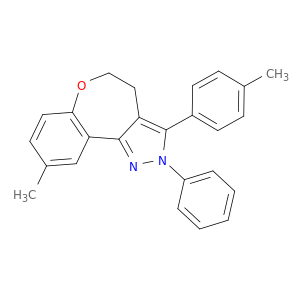 2H-(1)Benzoxepino(5,4-c)pyrazole, 4,5-dihydro-9-methyl-3-(4-methylphenyl)-2-phenyl-
