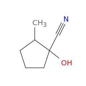 Cyclopentanecarbonitrile, 1-hydroxy-2-methyl-