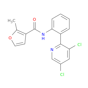 3-Furancarboxamide, N-[2-(3,5-dichloro-2-pyridinyl)phenyl]-2-methyl-