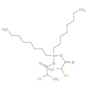 dioctyltin; 2-sulfanylpropanoic acid