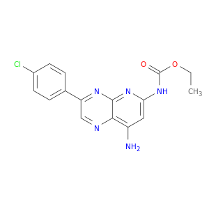 ethyl[8-amino-3-(4-chlorophenyl)pyrido[2,3-b]pyrazin-6-yl]carbamate