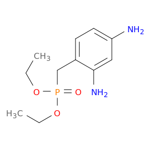 Phosphonic acid, [(2,4-diaminophenyl)methyl]-, diethyl ester