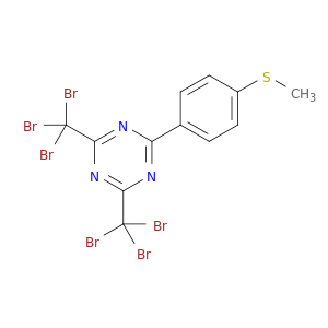 1,3,5-Triazine,2-[4-(methylthio)phenyl]-4,6-bis(tribromomethyl)-