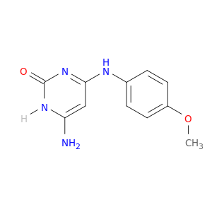 2(1H)-Pyrimidinone,4-amino-6-[(4-methoxyphenyl)amino]-