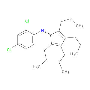 2,4-DICHLORO-N-(2,3,4,5-TETRAPROPYLCYCLOPENTA-2,4-DIENYLIDENE)ANILINE