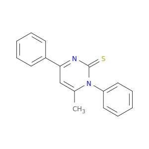 2(1H)-Pyrimidinethione, 6-methyl-1,4-diphenyl-