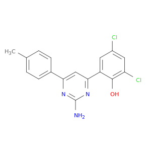 Phenol, 2-[2-amino-6-(4-methylphenyl)-4-pyrimidinyl]-4,6-dichloro-