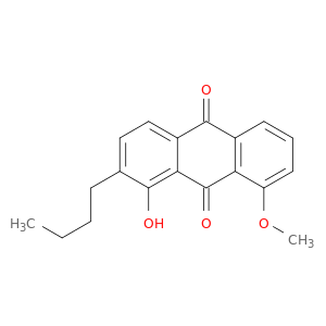 9,10-Anthracenedione, 2-butyl-1-hydroxy-8-methoxy-
