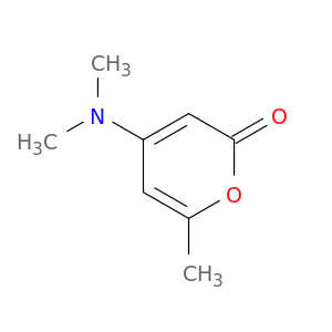 2H-Pyran-2-one, 4-(dimethylamino)-6-methyl-