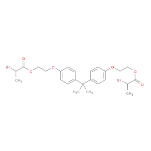 丙酸,2-溴-,(1-甲基乙烯)双(4,1-亚苯甲酰氧基-2,1-乙醇酰基)酯