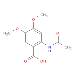 2-Acetamido-4,5-dimethoxybenzoic acid
