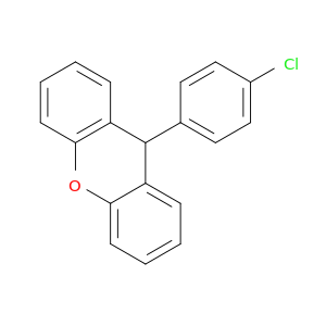 9H-Xanthene, 9-(4-chlorophenyl)-