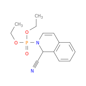 Phosphonic acid, (1-cyano-2(1H)-isoquinolinyl)-, diethyl ester