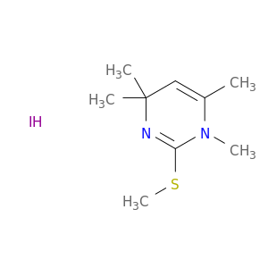 1,4,4,6-tetramethyl-2-methylsulfanyl-pyrimidine hydroiodide