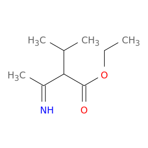 Butanoic acid, 2-(1-iminoethyl)-3-methyl-, ethyl ester