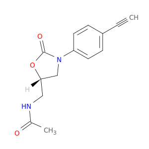 Acetamide, N-[[(5S)-3-(4-ethynylphenyl)-2-oxo-5-oxazolidinyl]methyl]-