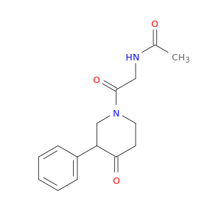 Acetamide, N-[2-oxo-2-(4-oxo-3-phenyl-1-piperidinyl)ethyl]-