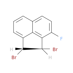 Acenaphthylene, 1,2-dibromo-3-fluoro-1,2-dihydro-, trans-