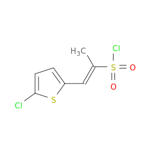 1-Propene-2-sulfonyl chloride, 1-(5-chloro-2-thienyl)-, (1E)-
