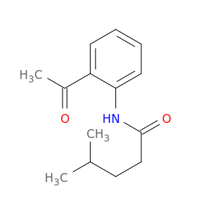 N-(2-acetylphenyl)-4-methylpentanamide