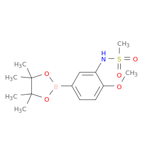 N-[2-甲氧基-5-(4,4,5,5-四甲基-1,3,2-二氧化物-2-基)苯基]甲磺酰胺