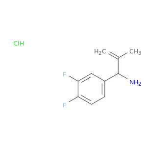 1-(3,4-Difluorophenyl)-2-methylprop-2-en-1-amine hydrochloride