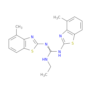 Guanidine, N-ethyl-N',N''-bis(4-methyl-2-benzothiazolyl)-