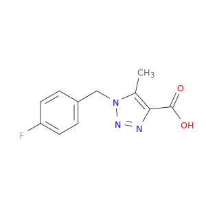 1-(4-Fluorobenzyl)-5-methyl-1H-1,2,3-triazole-4-carboxylic acid