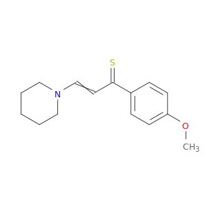 2-Propene-1-thione, 1-(4-methoxyphenyl)-3-(1-piperidinyl)-